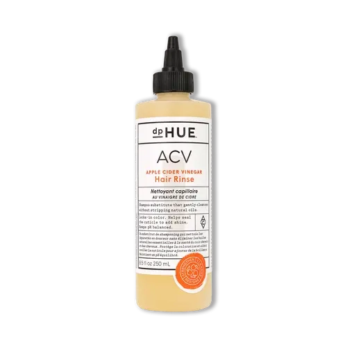 dpHUE Apple Cider Vinegar Hair Rinse - Color Safe Shampoo Alternative, Gentle pH-balancing Rinse For Shiny Healthy Hair, Sensitive Scalp Care