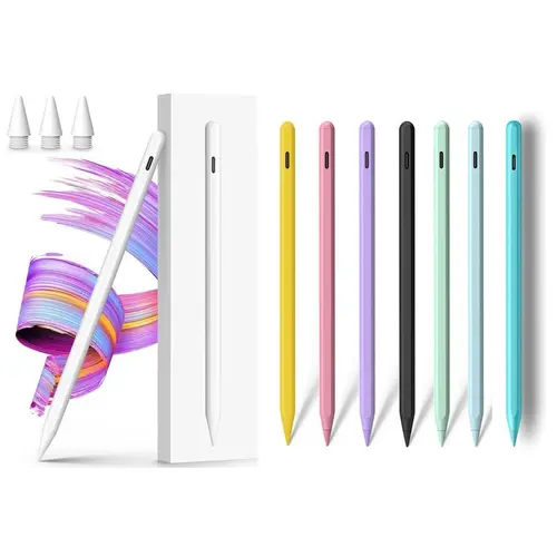 Pencil for Apple iPad A16 10th, Fast Charge Stylus Pen for 2025-2018 iPad A16/11-6th, Air 11"/13" M4/M3/M2/5th-3rd, Pro 13/11/M4/12.9, Mini A17 Pro/6/5th Palm Rejection Tilt Sensitivity dealsforyoudays