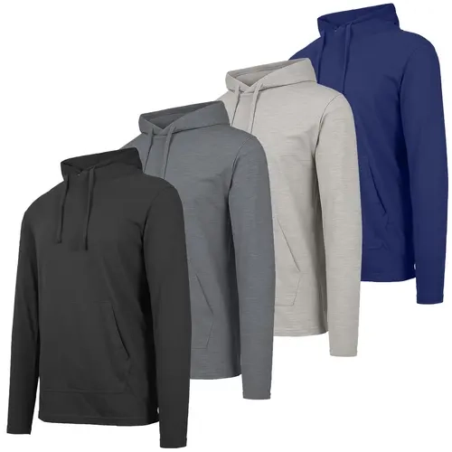 Men's Lightweight Casual Pullover Drawstring Hoodie With Pocket