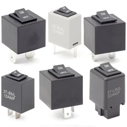 GJANSH 9038A Relay Bypass Switch Kit with Amp Loop, Pack of 6 Relay Tester Diagnostic Scan Tool Fuel Pump Relay Master Kit Replaces 9036A 9037A