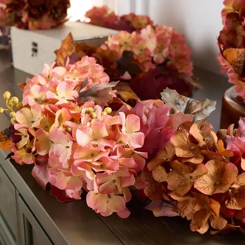 Cozy Cottage by Liz Marie Harvest 72" Hydrangea Garland