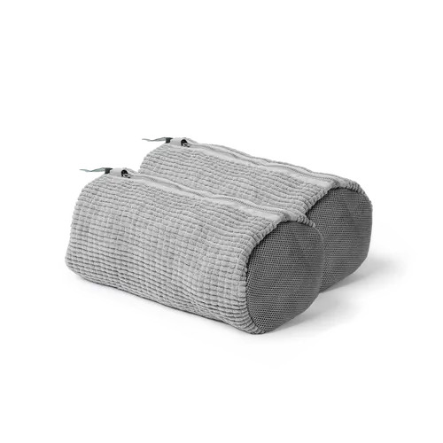 Laundry Sauce Premium Shoe Wash Bag - Tear-Resistant Chenille Fabric with Built-In Cleaning Fibers & Durable Metal Zipper - Set of 2 for Effortless Shoe Cleaning