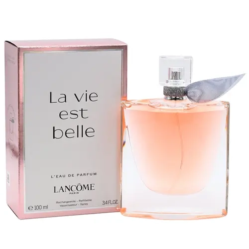 Women's Lancome La Vie Est Belle L'Eau EDP Liquid Spray Fragrance - 3.3-3.4 fl oz (3-3.9 fl oz range), High-Quality Citrus Scented, Long-Lasting, New in Box, Captivating, Delightful, L'Eau Variant Adds Fresh Modern Charm, Self-Care Beauty Item, Captivatin