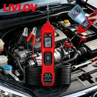ABS Digital Display Automotive Diagnostic Tool - DC 3.5-36V Bidirectional Testing Device with LED Indicator, Car Relay Tester, Voltage Tester Pliers, Forward+Reverse Function, for Car/Motorcycle, DIY Enthusiasts