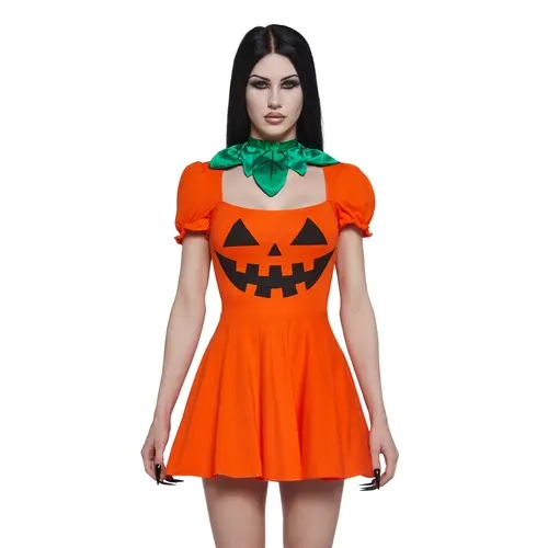 Happy Pumpkin Mini Dress