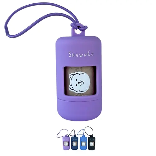 ShawnCo | Dream Bag's Holder - Dog Poop Bag Holder with 1 Roll of 15 Bags, Premium, Durable and Leakproof Bags, Elegant Design, Versatile Attachments, Easy Usage