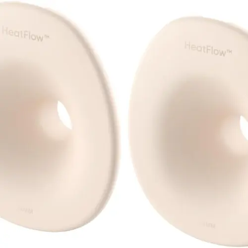 eufy Original 24mm & 27mm Flange Inserts (2-Pack) - Third-Party Breast Pump Accessories for E20/S1/S1 Pro Wearable Pumps, Breastfeeding Supplies for 0-3 Months, HeatFlow Tech, Food-Grade Silicone, Ergonomic Fit, Durable, Dishwasher Fridge Freezer-Safe