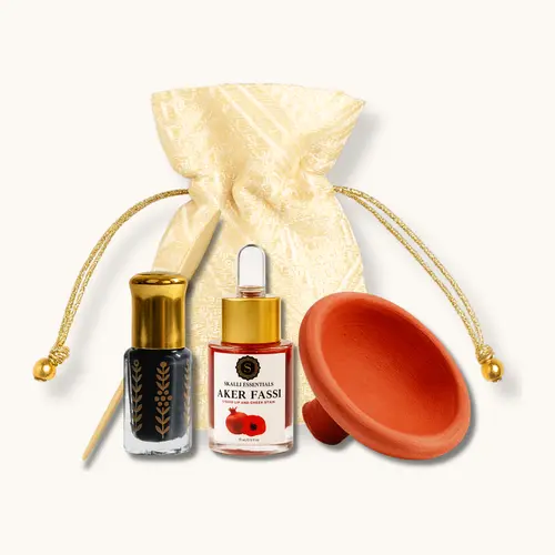 Moroccan Natural Makeup Ritual Set | With Moroccan Kohl & Aker Fassi
