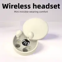 MSHUKCOE Invisible Sleep Earbuds for Side Sleepers, Mini Bluetooth Headset with Charging Case, Clear Calls, Noise Block, Wireless Audio for Android & iOS summerwins