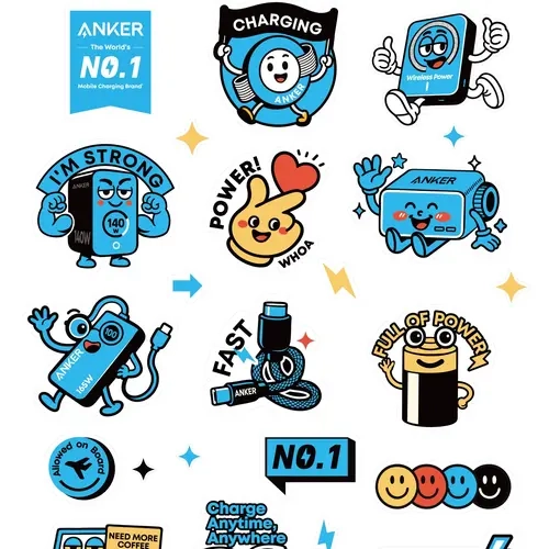Anker Official Halloween Assorted Decals Pack - Sohochic DIY Scrapbooking & Stamping Accessory, Not Sold Individually