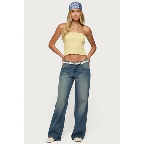Ronny Western Low Rise Baggy Jeans