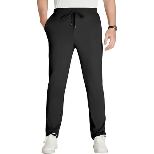 LETAOTAO 34"/36" Inseam Tall Mens Joggers Sweatpants Extra Long Zipper Pockets Athletic Gym Track Pants Sports Jogging Wear