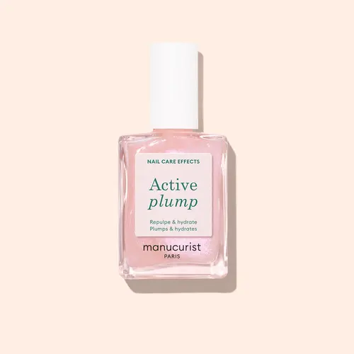 Manucurist Active Plump - Nail Strengthener & Enhancer - Volumizing Effect for Fuller Nails