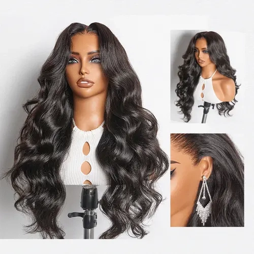 【LIVE】Luvme Glueless Curly Human Hair Wig, 13x6 13x4 Ear-to-Ear HD Lace Front, Flexi-Fit Drawstring Hold, Pre-Everything Shake & Go Body Wave, 200%-250% Density, Glueless Curly Wig, Drawstring Wigs