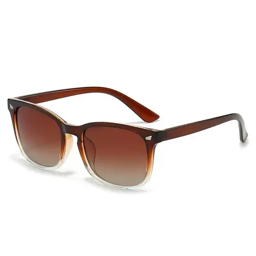 Women's Polarized Retro Full Rim Plastic Sunglasses - 52x42mm, Polarised Lens, UV Protection Lens, UV400 Sun Shield, Metal Hinges, Eliminate Reflected Light, Restore True Color, Travel Essential Fashion Eyewear