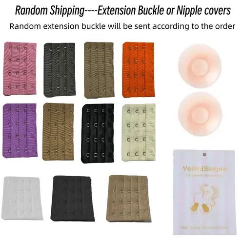 【Please do not place a separate order 】Extension Buckle or Nipple covers