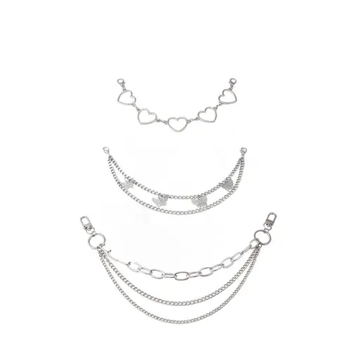 Double-layer bag chain, handbag decoration chain, butterfly keychain pendant, gift bag jewelry chain, metal shoulder bag accessories, crossbody bag chain, Purse accessories, Fashion Bag Charms