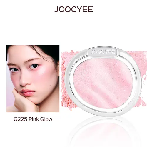 JOOCYEE Aura Glazed Blush, Aura Shimmer Blush Powder, Long-Lasting, Sparkle, Fine Glitter, Multi-Use Blush Highlighter Eyeshadow, Beginner Friendly, Party, Summervibes, Summerwins