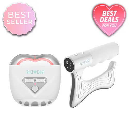 RIKI LOVES RIKI Sculptress PRO 2.0 & RIKI Sculptor Full-Body & Facial Contouring System with EMS Heat & LED Light for Muscle Recovery and Advanced Facial Sculpting