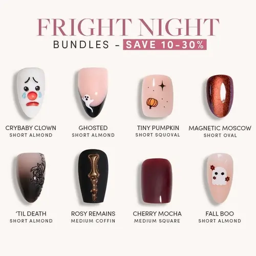 Glamnetic Fright Night Press-On Nail Bundles