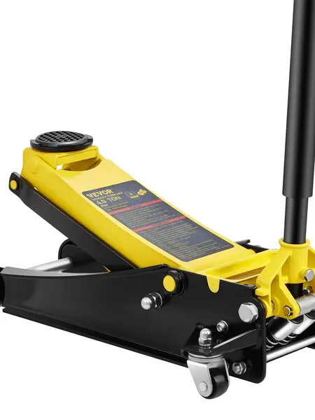 【DealsForYouDays】VEVOR Low Profile Floor Jack 4 Ton Heavy Duty Steel Dual Piston Rapid Pump Portable Car Wheel VEVOR Super Brand Day
