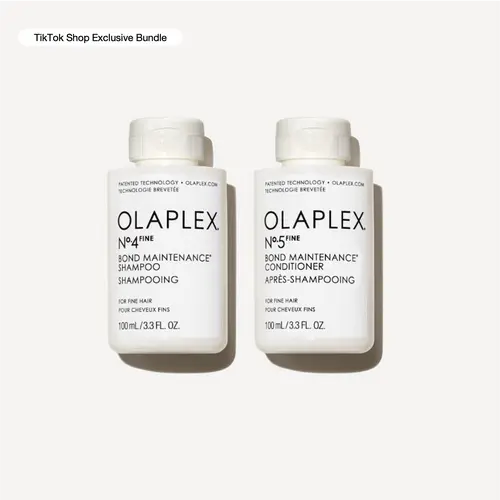 OLAPLEX Double Volume Fine Hair Trial Set - Volumizing Shampoo + Conditioner for Fine Hair