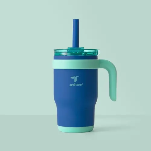 Reduce Coldee 14oz Kid-Safe Leak-Resistant Sippy Cup - Easy-Grip Reusable Washable Tumbler for 0-3 Years Toddlers, Leak Proof Drinking, Less Spill Worry, Juice & Milk Ready Kitchenware Drinkware