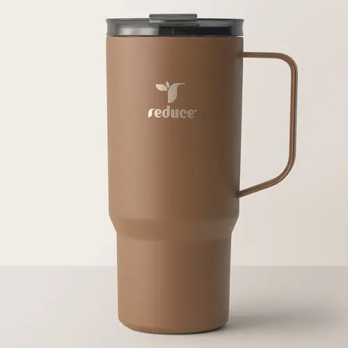Reduce Hot1 Insulated Vacuum Flask - 24oz (500-1000ml) Leak-Resist Lid Tumbler, Reusable Leakproof Travel Cup Mug, Durable Kitchenware Drinkware for Busy Routines with Temperature Control