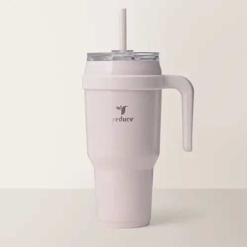 Reduce Cold1 40oz Insulated Water Bottle - Large Stainless Steel Tumbler with Straw Lid, Leak Resistant Cold Drink Cup Leakproof Insulated Tumbler