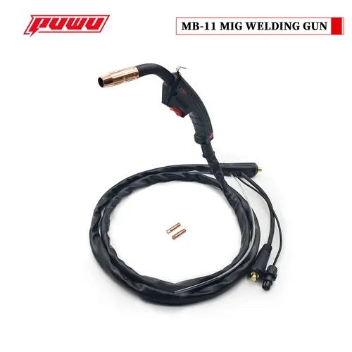 Puwu MB-11 MIG Welding Gun Torch 160Amp 8FT Replacement for Lincoln MIG Gun For MIG Welding for 100-160A Welding Machines