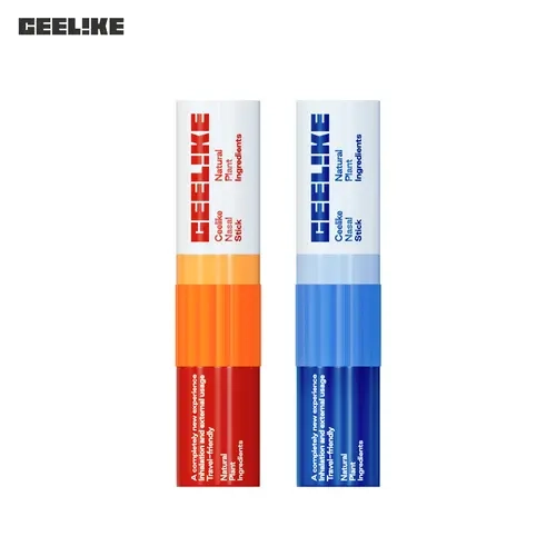 CEELIKE Mint & Lemon Nasal Stick, 3-Pack (0.3 Oz Each) - 100% Natural Essential Oils, Cool Menthol Hit, Mint-Lemon Blend, Travel-Friendly On-the-Go Nasal Care for Refreshing Vapors