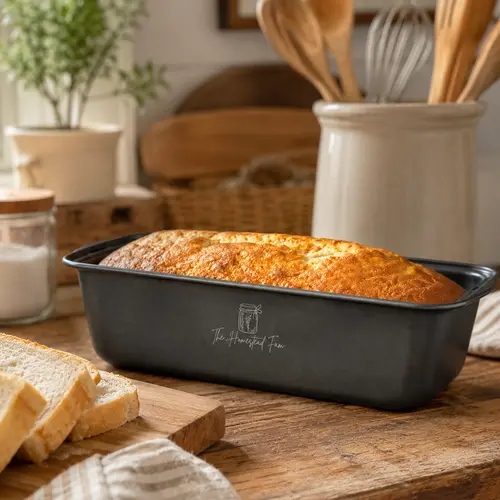 Sturdy Durable Carbon Steel Bakeware 2-Piece Bread Baking Tray Set - 31x11.5cm, Rustic, Sandwich-Ready for Sourdough Sundays Batch Baking