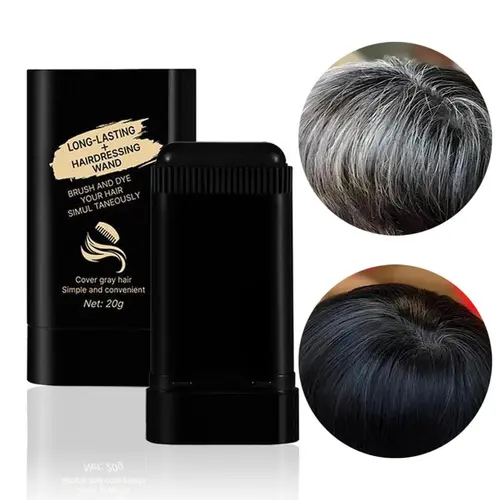 Hair Dye Comb,Disposable Hair Dye Penwaterproof Sweatproof,Easy to Color Portable Fastreplenishment Color Does Not Fall Out Stick Lid Storage.