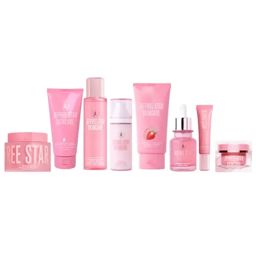 Ultimate Strawberry Skincare Bundle - Includes 7 Strawberry Products in the Jeffree Star Skincare Line
