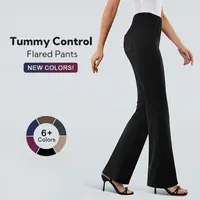 FireSwan Women's Stretchy Work Pants Business Casual Office Trousers Pull On Flare Slacks with 4 Pockets Comfortable & Flexible Design Greenish #TikTokShopSpringGlowUp,summervibes outdoorfun,summerwins