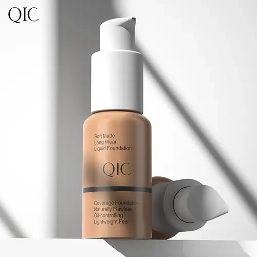 Long-Wear Liquid Foundation & Concealer - Hydrating Flawless Makeup Cream Natural Look Concealer FoundationFull Coverage   Makeup Cream,Lightweight Concealer Foundation, for Women & Girls.
