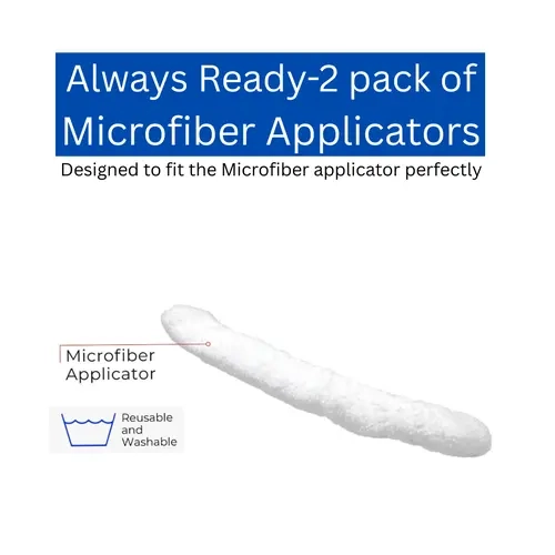 Clean-eez Microfiber Applicators, 2-Pack