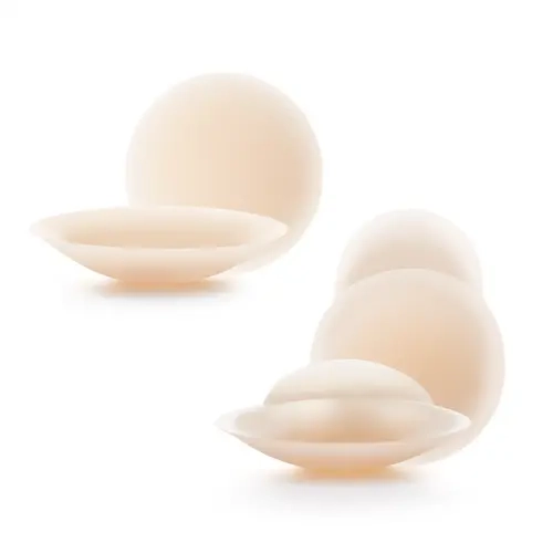 Nippies Women's Silicone Nipple Covers Bundle - Reusable Adhesive Pasties Lifters with Push-Up Gravity Boost, Smooth Matte Finish, Seamless Discreet Look for Backless Tops, Dress & Everyday Wear