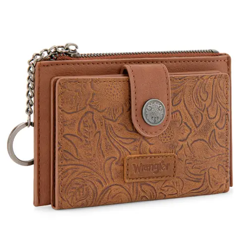 Wrangler Keychain Wallet for Women Card Cases Card Organizers with RFID-blocking