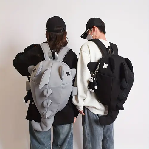 BIGWIG Playful Animal Cartoon Design Backpack - Funny Bags with Creative Personality, Quirky Holiday Gift, Unisex Korean Ins-Inspired Casual Bag for Teen Students (School & Travel Use)