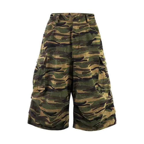 Inflation Camouflage Loose Pants Work Pants Spring Summer Thin Light Jungle Work Shorts Seven-Point New Trendy American Street Casual Pants Statements Street wear,clothes for back to school,first day of school outfits