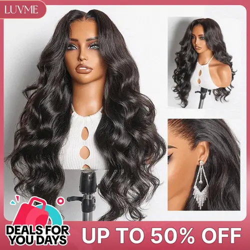 [LIVE] LUVME Body Wave 13x6 13x4 Ear-to-Ear Frontal Wig 200%-250% Density with Flexi-Fit Drawstring 100% Human Hair HD Lace Pre-Everything Shake&Go Hold Curls #DealsForYouDays