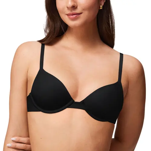 HALOBLISS Lift Up Underwire  Bras for Women Small Breasted Padded T-Shirt Bras with Support 32AA-38A
