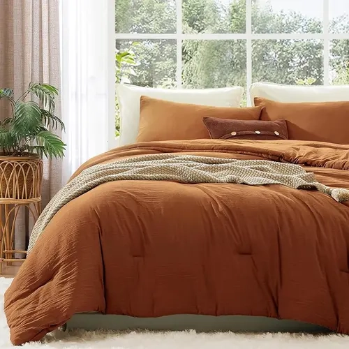 WRENSONGE Queen Bed Comforter Set - 3-Piece Prewashed Olive Green Bedding Set, Comforter Queen Size with Down-Alt Filling, Lightweight Drape All-Season Softness and 2 Pillow Shams