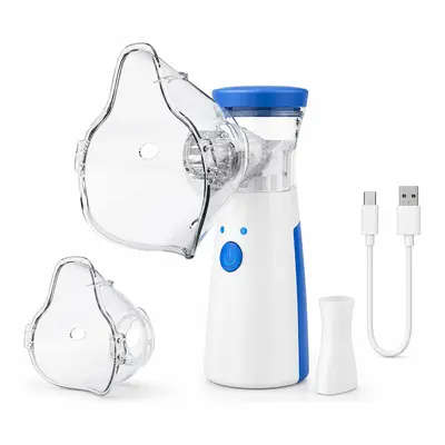 Portable Cool Mist Ultrasonic Humidifier - Fine Mist Mister, USB-C Rechargeable, Noiseless, USB Powered, Refillable Water-Filled, Family-Friendly, Accessory-Included, Mum Gift, Noiseless Humidifier, Usb Powered Humidifier
