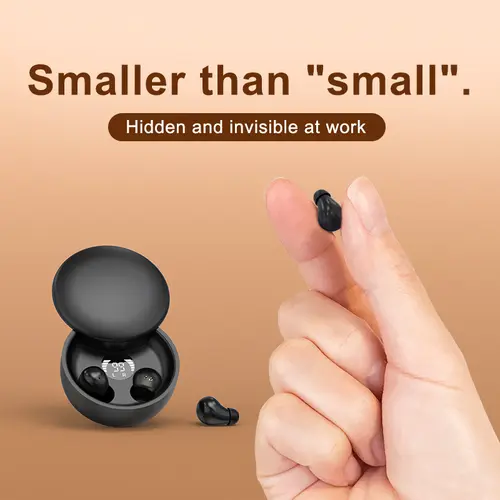 INSONIXN Invisible Sleep Earbuds Ultra-thin In-ear Wireless Bluetooth Earbuds for Sports 3D Stereo Low Latency Dual Noise Reduction Sleep Game Modes IPX5 Waterproof - Electronic  Mother's Day gift