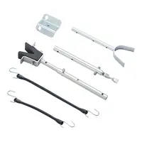 VEVOR Galvanized Transom Saver - Adjustable Length 23.6-59 in, Composite Head Transom Mount, Corrosion-Resistant Easy-Install Boat Vehicle Accessories for <150 HP Outboard Engine Parts, Cantilever Ready, Fits Roller & Trailer