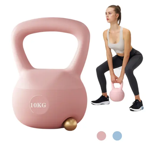 Soft Kettlebell with Handle for Weightlifting Conditioning Strength and Core Training, Weightlifting Kettlebell for Home Gym, Kettlebell Anti-Slip Grip Weight,Safety Guaranteed,Fitness Equipment beginner workout gear wide-grip