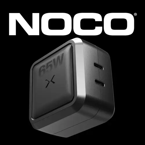 NOCO XGrid X65: 65W USB-C Charger – Dual Port Type C Power Adapter – GaN Fast Charging
