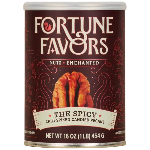 Fortune Favors The Spicy Candied Pecans